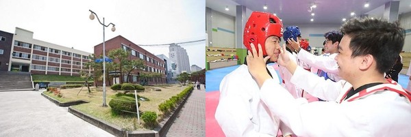 김천고등학교와 김천고에 진학한 동남아 유학생들 
